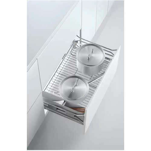 Kệ Xoong Nồi Ray Giảm Chấn Bắt Mặt Hộc Inox 304 (303431, 303432, 303434, 303435) – Higold