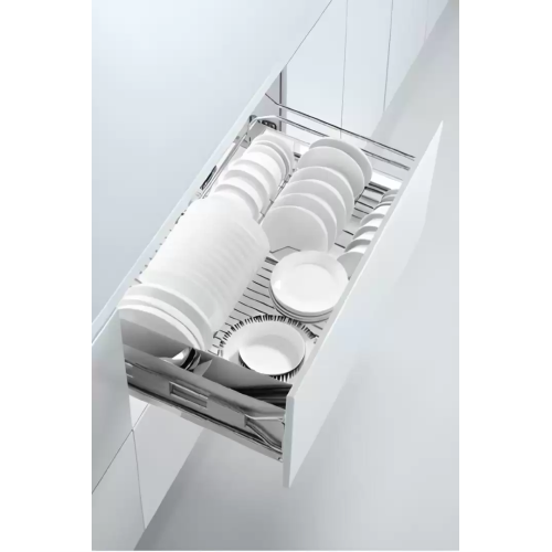 Kệ Chén, Dĩa Ray Giảm Chấn Bắt Mặt Hộc Inox 304 (303451, 303452, 303454, 303455) – Higold
