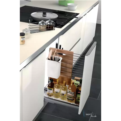 Kệ Gia Vị Dụng God Ray Giảm Chấn Inox 304 (306063 – 400mm) – Higold