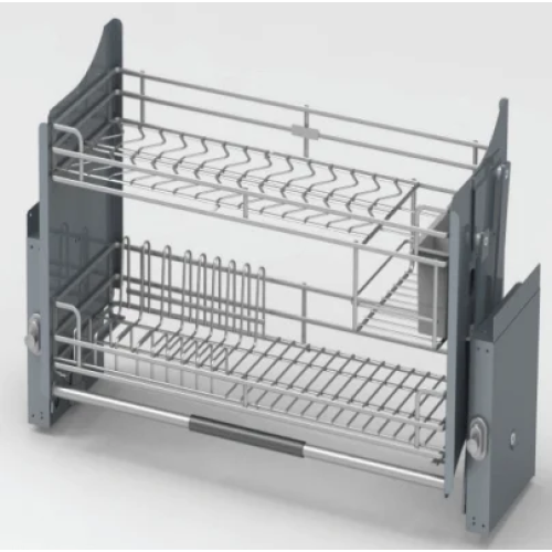 Kệ Kéo 2 Tầng Âm Tủ Di Động Inox 304 (A224-1, A223-1, A222-1) – Higold