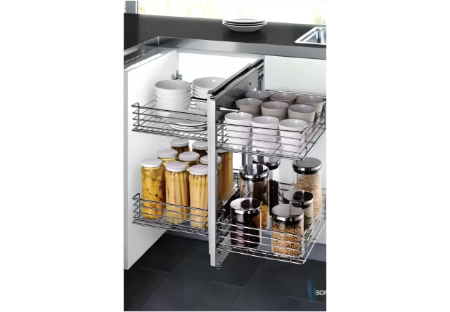 Kệ Góc Kéo Inox 304 (101011 – 450mm) – Higold