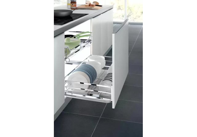 Kệ Xoong Nồi Diamond Ray Giảm Chấn Bắt Mặt Hộc Inox 304 (303512, 303514, 303515) – Higold