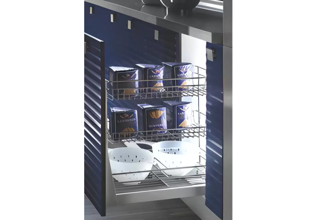 Kệ 3 Tầng Đựng Chai Lọ Ray Giảm Chấn Inox 304 (305001 – 300mm) – Higold