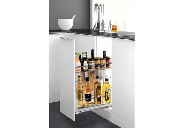 Kệ Đựng Gia Vị Ray Giảm Chấn Inox 304 (306031 – 300mm) – Higold