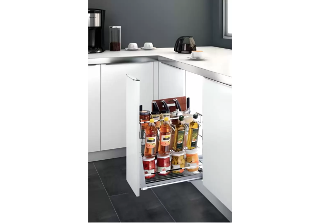 Kệ Gia Vị Dụng Cụ Diamond Giảm Chấn Inox 304 (306035 – 350mm) – Higold