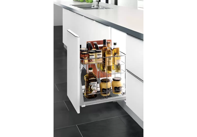 Kệ Đựng Gia Vị Ray Giảm Chấn Inox 304 (306041 – 400mm) – Higold