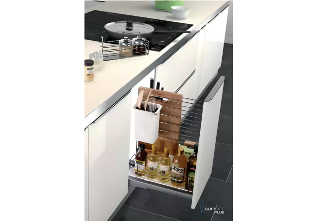 Kệ Gia Vị Dụng God Ray Giảm Chấn Inox 304 (306063 – 400mm) – Higold