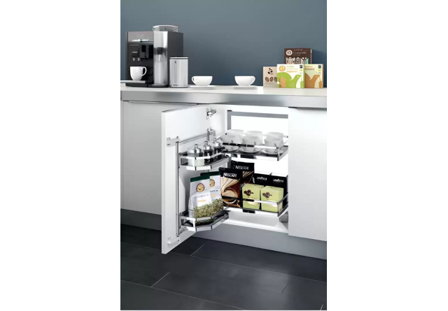 Kệ Thực Phẩm 4 Rổ Tủ Dưới Diamond Màu Inox (309019, 309020) – Higold