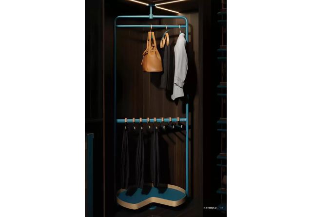 Kệ Treo Túi Xách Góc Màu Xanh (706202 – 900mm) – Higold
