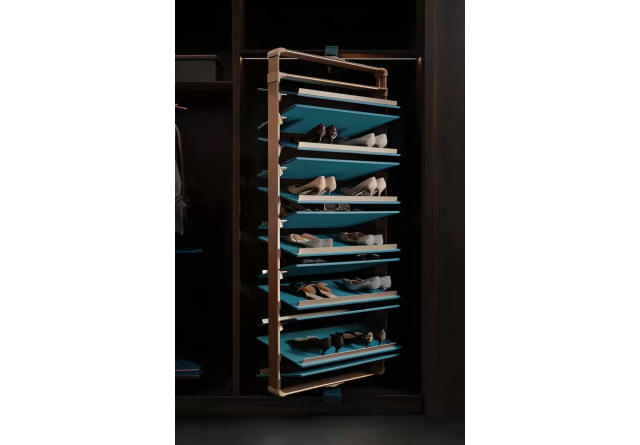 Kệ Giày Xoay 6 Tầng Xanh (703592 – 800mm) – Higold